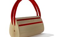 Mei Tasch´ for woman, elegante Damen-Handtasche aus Zirbenholz